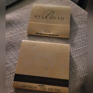 Bellagio Las Vegas Nevada Casino matchbook